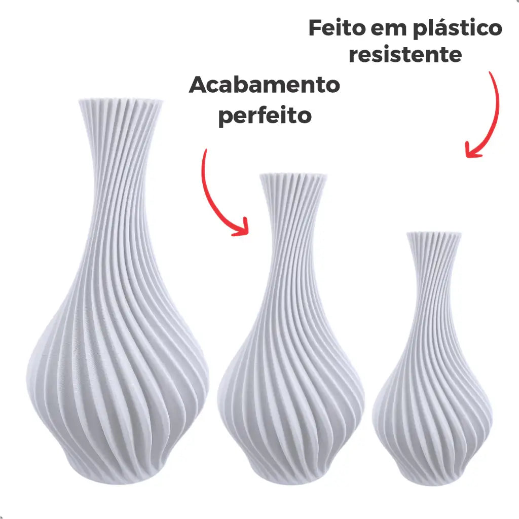 Vasos Decorativos Espiral