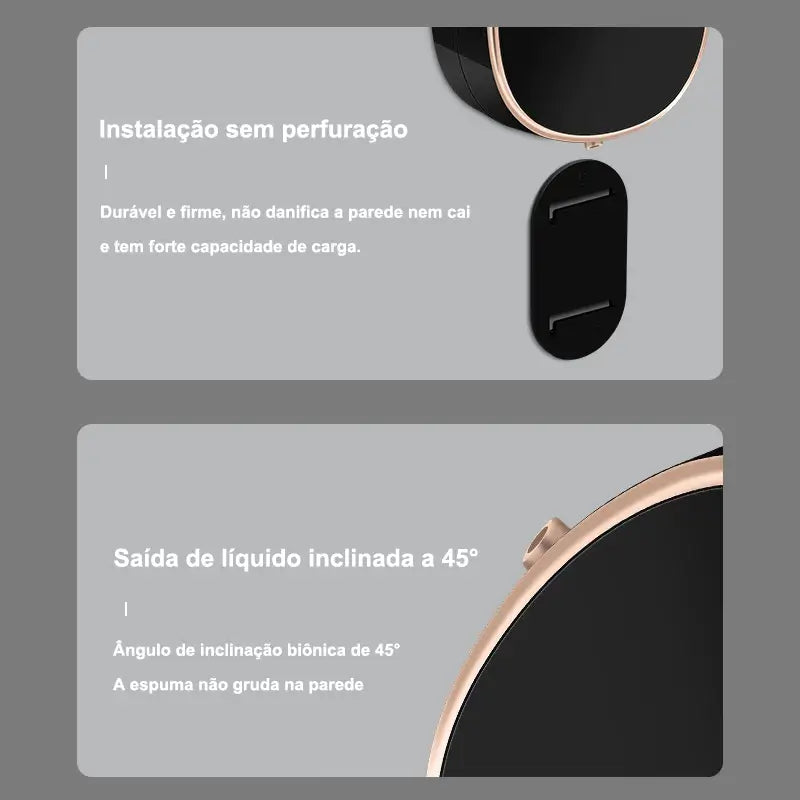 Dispensador Automático Inteligente de Sabão Montado
