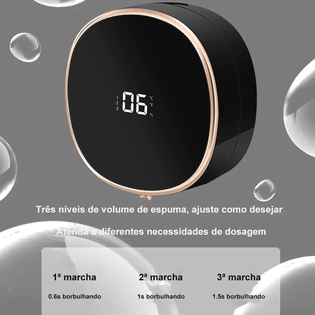 Dispensador Automático Inteligente de Sabão Montado