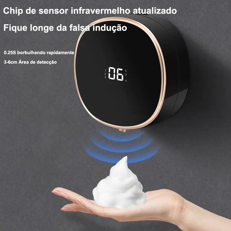 Dispensador Automático Inteligente de Sabão Montado