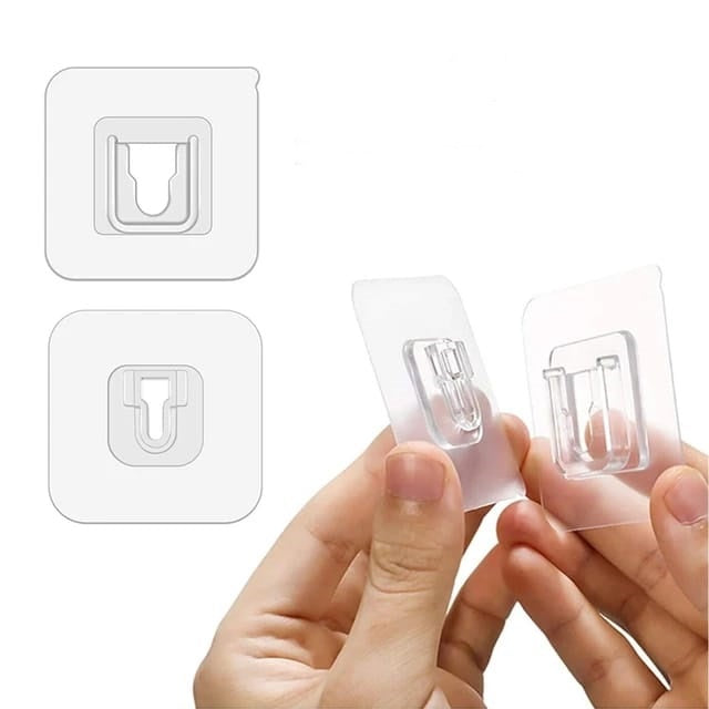 Ganchos de Parede Transparentes