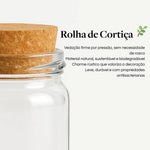 Kit Potes de Tempero 200ml com Etiquetas