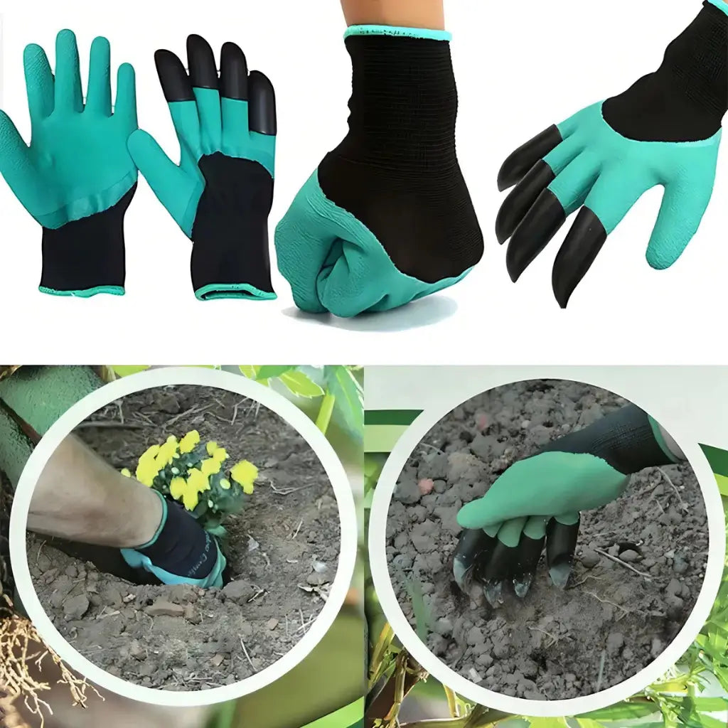 Luva de Jardinagem com Garras