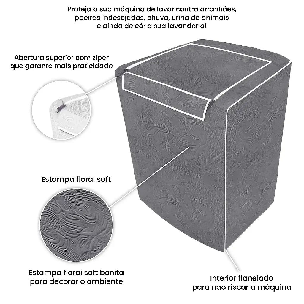 Capa Máquina de Lavar Impermeável