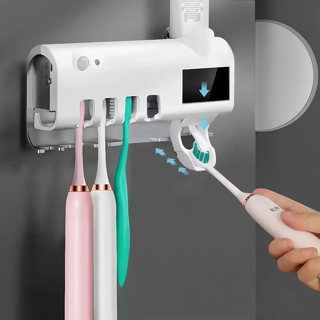 Porta Escova Dentes Com Esterilizador Uv
