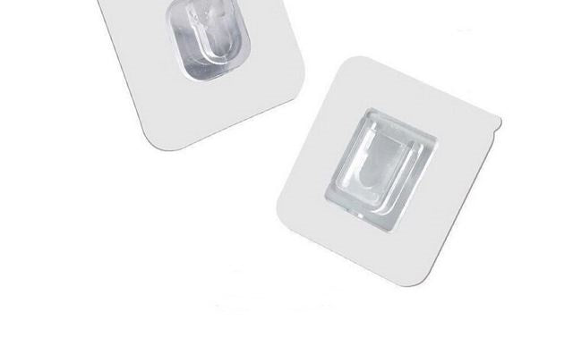 Ganchos de Parede Transparentes