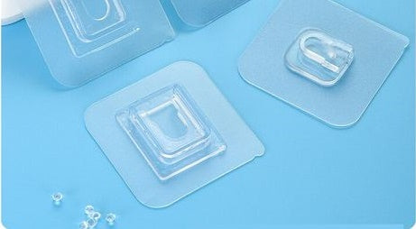 Ganchos de Parede Transparentes