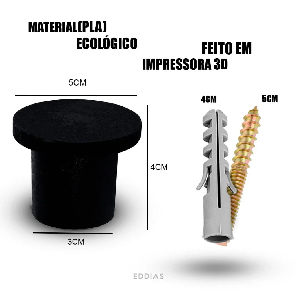Espelho de Couro Costurado Com Alça