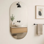 Espelho Oval LED Decorativo