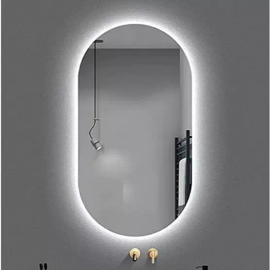 Espelho Oval LED Decorativo