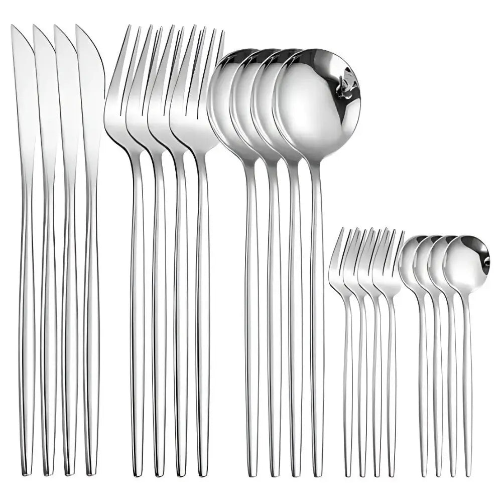 Kit Jogo De Talheres Inoxidável